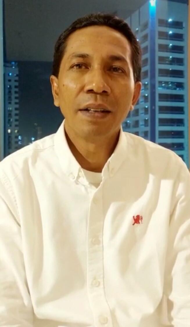 Presiden Front Pemuda Taliwang ( FPT ) Muhammad Sahril Amin.